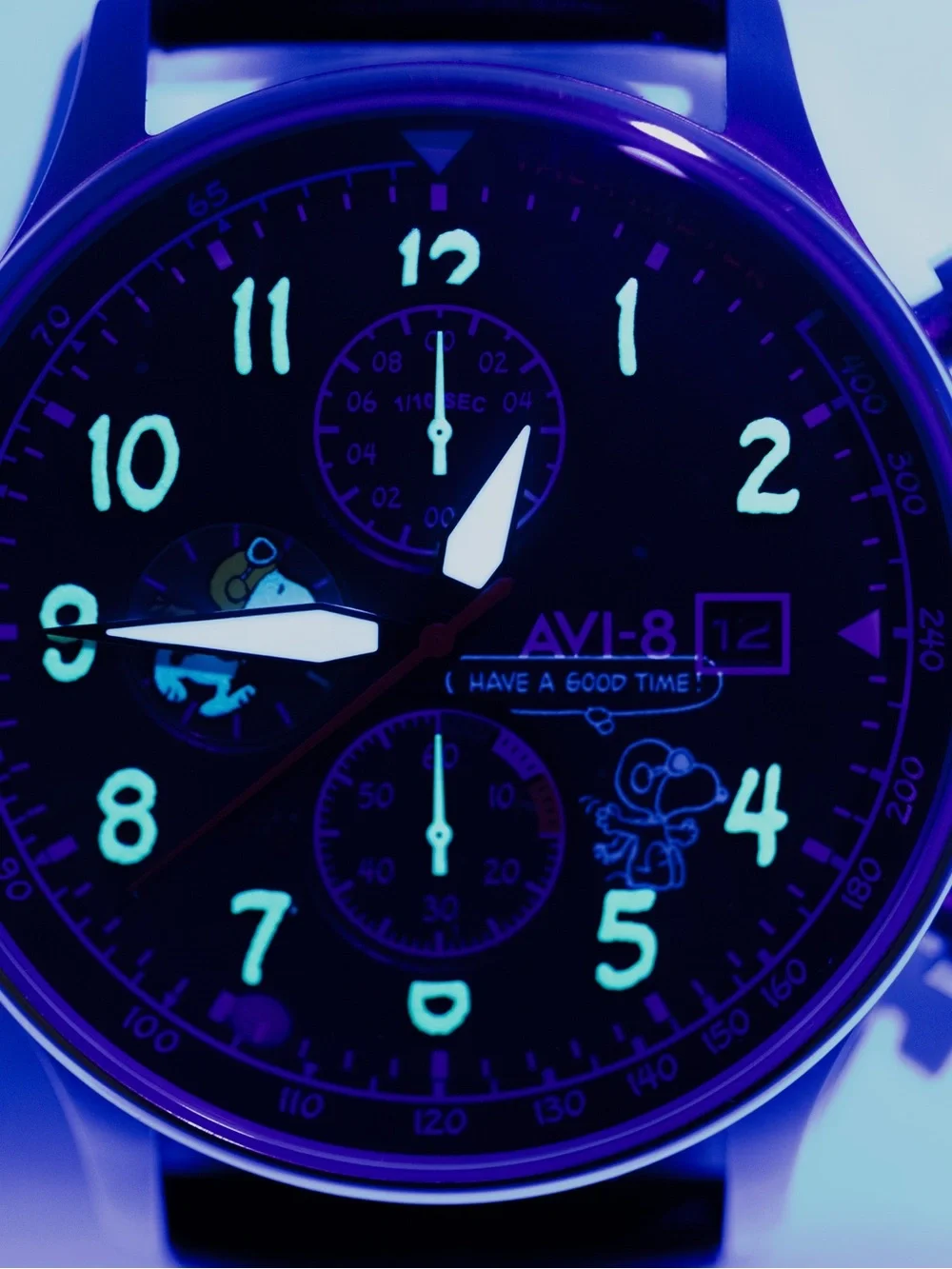 AVI-8 Hawker Hurricane Peanuts Snoopy Flying Ace Watch